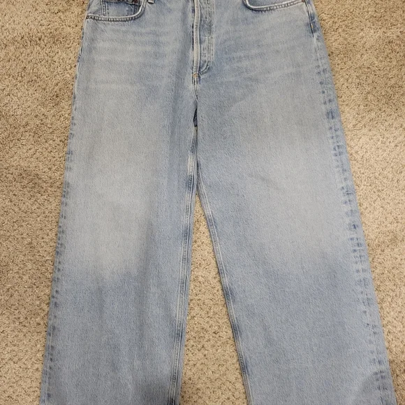 Agolde Light Blue High Rise Women Jeans